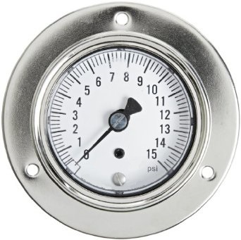 Model R7 Gauge -1/8" NPT with Panel Mount Connection Non Fillable